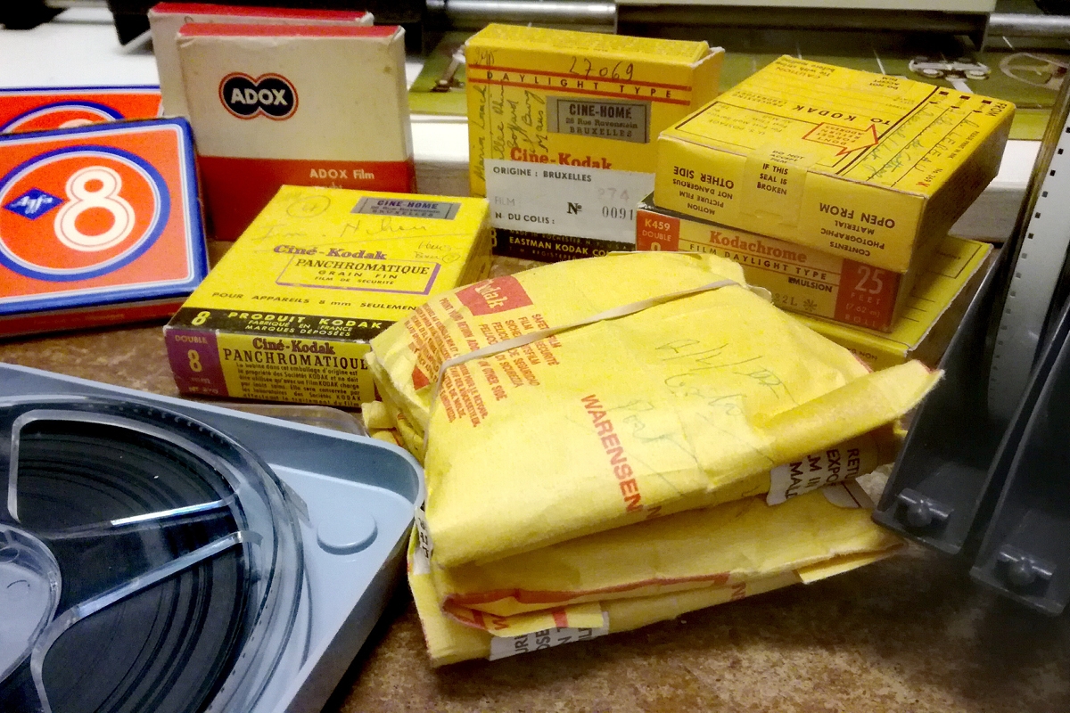 Alte Filme der Firma Kodak in gelber Verpackung
